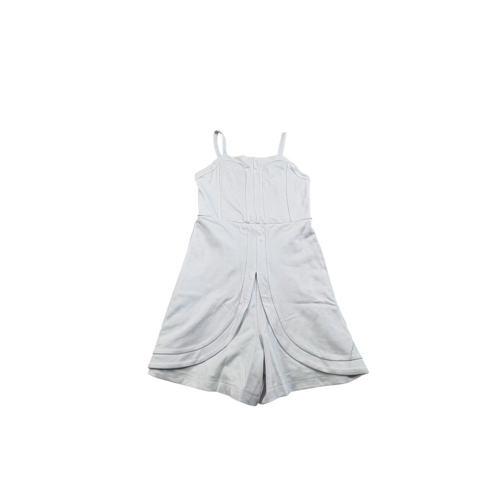 Habitual Girls White Sleeveless Romper Size 12 Dressy NWOT